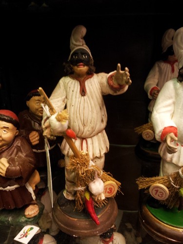 Pulcinella cm terracotta - pulcinella,