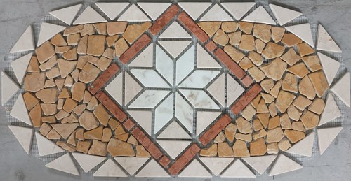 Rosone mosaico antica - "antica, roma"