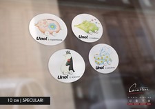 SET 4 ADESIVI SPECULARI FIAT