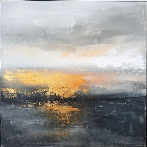Quadro dipinto mano olio - olio, su