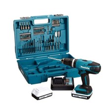 Makita HP488D007 Trapano avvitatore a percussione 18V + 74 Accessori