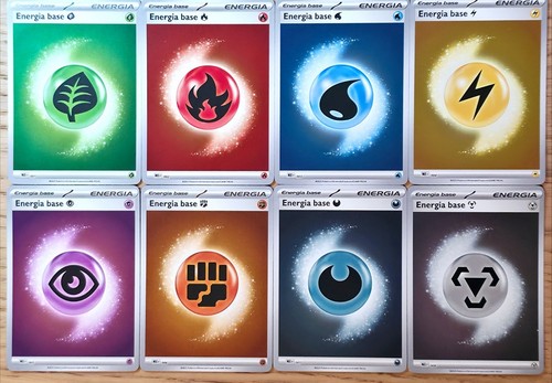 Lotto carte pokemon energia - carte,