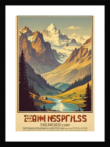 Poster viaggio vintage - da,
