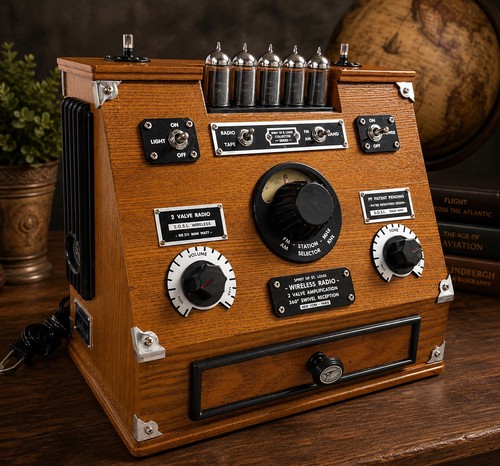 Rara cassetta radio valvole - radio,