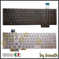 TASTIERA ITALIANA PER ASUS ROG G750JX-CV038H G750JX-T4119H NERA NO FRAME
