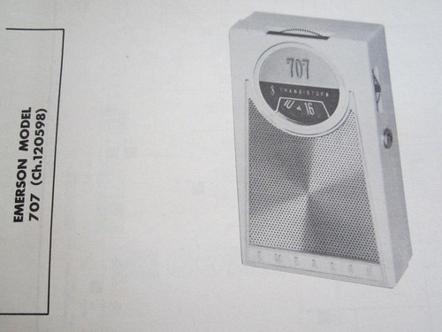 Radio transistor emerson 707 - a,