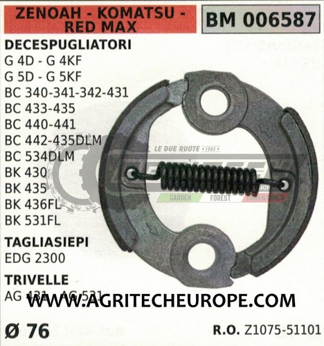 Z1075 51101 frizione - z1075-51101,