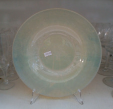 Piatto Fondo Effetre Murano Giallo Opalino 24cm Vintage