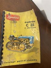 Manuale Parti Di Ricambio Landini C 35 Trattore Trattrice E Derivate Epoca