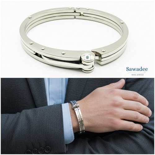 Bracciale rigido manetta da - bracciale,
