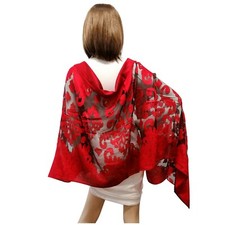 Tango Elegante Sciarpa Rosso