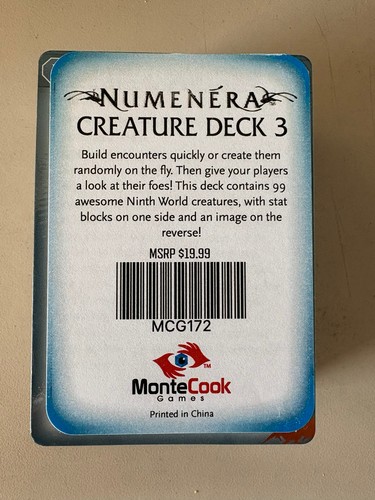 Numenera creature deck monte - 3,
