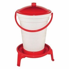 ABBEVERATOIO POLLI GALLINE PVC  24 LITRI POLLAIO ACQUA PULITA PLASTICA DUREVOLE