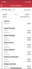 Biglietto Frecciarossa SALERNO-TORINO in data 8 DICEMBRE PREZZO TRATTABILE