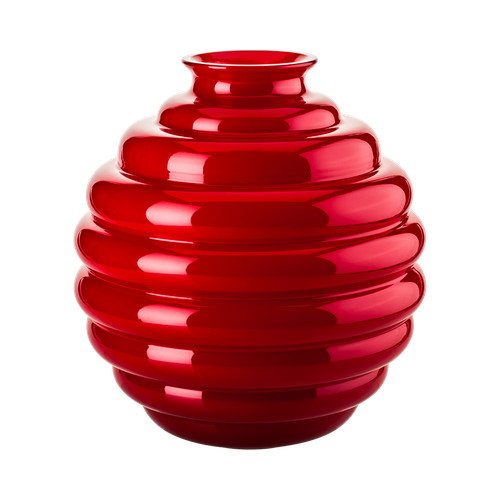 Venini vaso deco rosso h - venini,