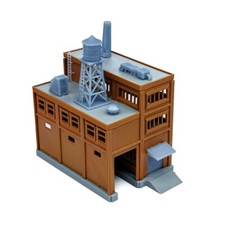 Outland Models paesaggio ferroviario Gro?e fabbrica con rampa di carico interna scala N