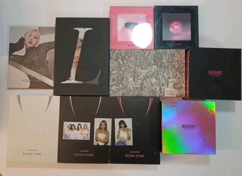 Set album rosa nero kpop - set,