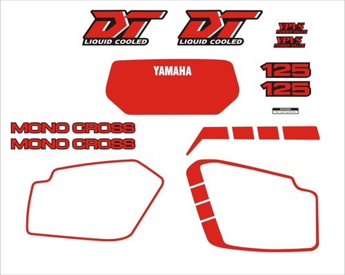 Set decalcomanie moto yamaha - set,