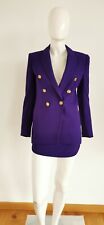 TAILLEUR ZARA GIACCA MINIGONNA  DONNA TAGLIA XS COLORE VIOLA 
