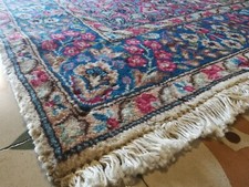 Tappeto Persiano Kirman Laver Lavar Floreale 248x150 originale con certificato 