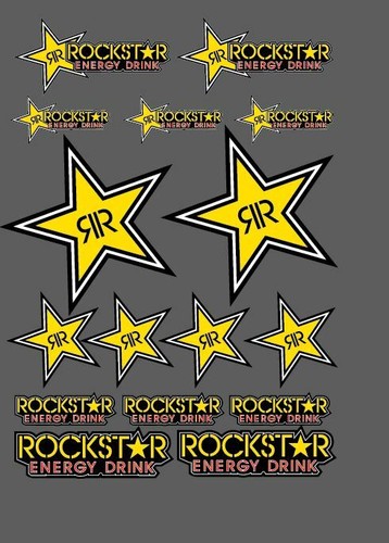 Kit adesivi rockstar mxgp - kit,