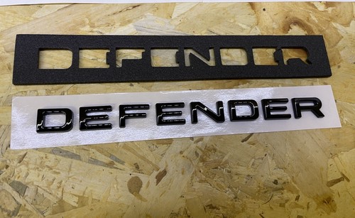 Defender scritte nero - scritte,
