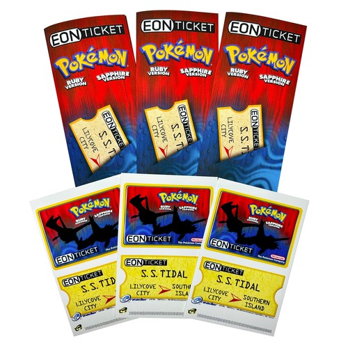Eon ticket pokemon - ticket, ruby