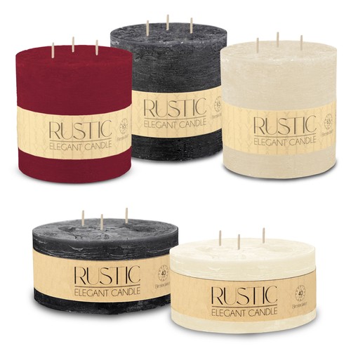 Candela stoppini rustic - 3,