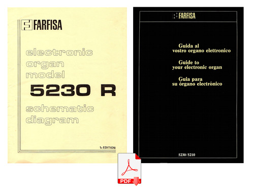 Farfisa 5230 service - r, manual