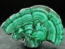 MALACHITE, TRANCHE POLIE SUR