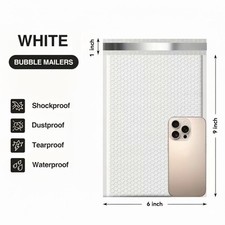 1-25 Conteggi 6x9" Poly Bubble