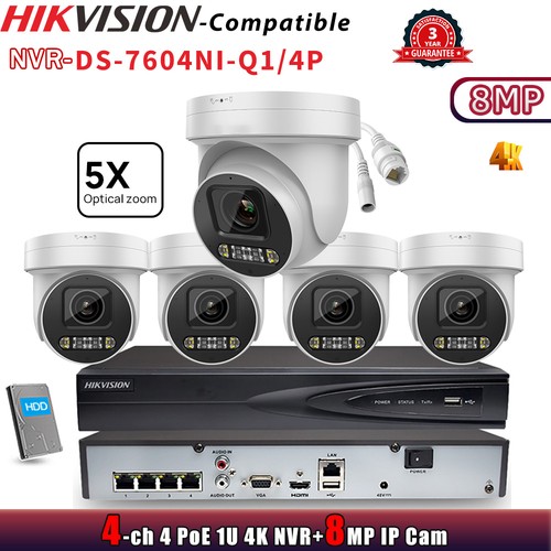 Hikvision 4ch nvr system - hikvision,