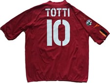 maglia roma totti 2003 2004 diadora mazda Home Jersey shirt XXL Calcio