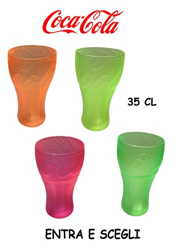 Coca cola bicchiere - cola, vetro