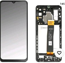 Display LCD Originale Samsung Service Pack A32 5G SM-A326B Con frame Black Usato