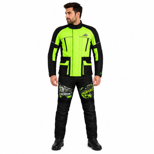 Tuta moto uomo tessuto - tuta,