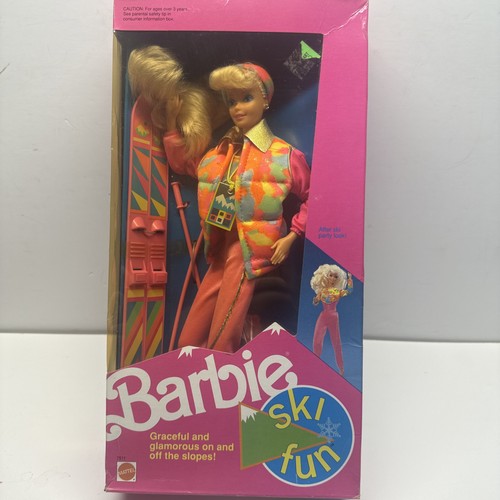 Bambola barbie ski fun 1991 - ski,