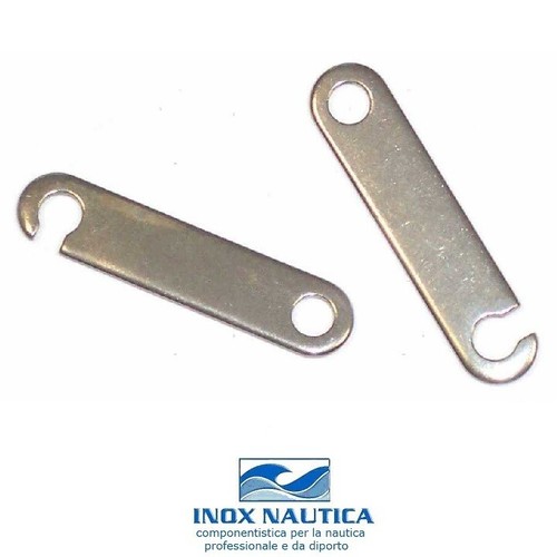 Tenditore inox piastrina - inox,