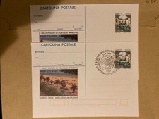 1994 ITALY REPUBBLICA IPZS 2 CARTOLINE POSTALI ABRUZZOPHIL '94 NUOVA+FDC