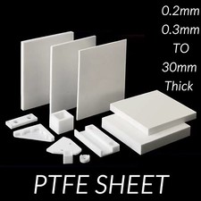 Lastra in PTFE bianca pannello plastica dura alta termoplastica spessore 0,2-30 mm fai da te