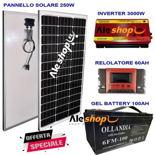 Kit fotovoltaico 1kw - kit,