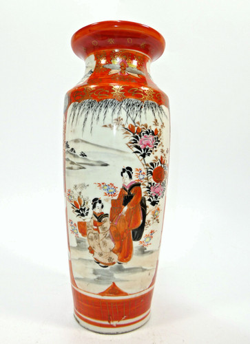 Vaso kutani giapponese - giapponese, meiji