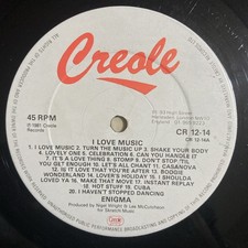 Enigma – I Love Music - 12"