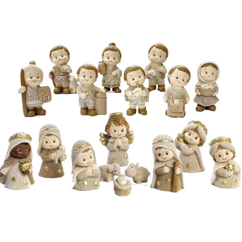 Set personaggi presepe - 18,