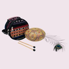 Tamburo Lingua Acciaio Meditazione per Yoga Note Pollici Strumento a Percussione con