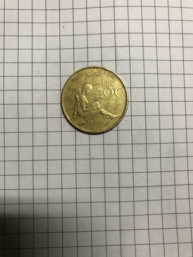 Rara monete 200 lire del