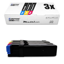 3x Toner Eco per Xerox Phaser 6125-N 6125-V