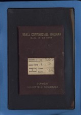 LIBRETTO SERVIZIO CASSETTE DI SICUREZZA BANCA COMMERCIALE ITALIANA 1934