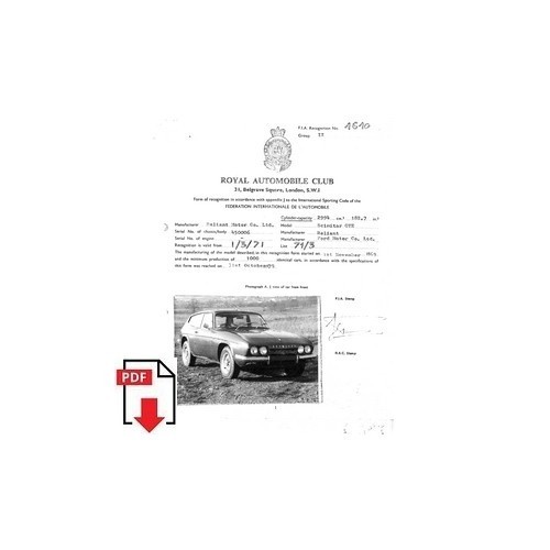 1971 reliant scimitar gte form - scimitar,
