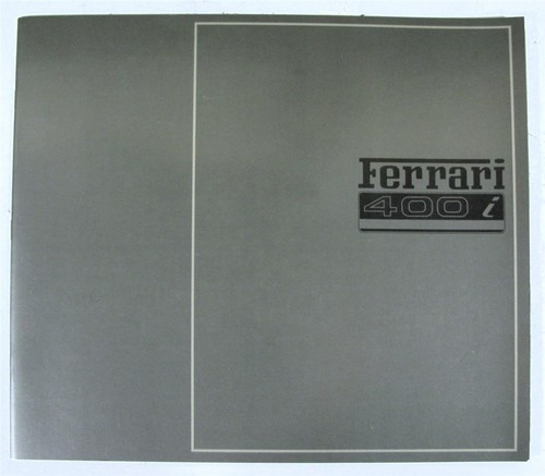 Brochure vendita auto - , ferrari